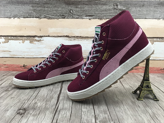 Puma Suede High-Top Women Skate Sneaker--007